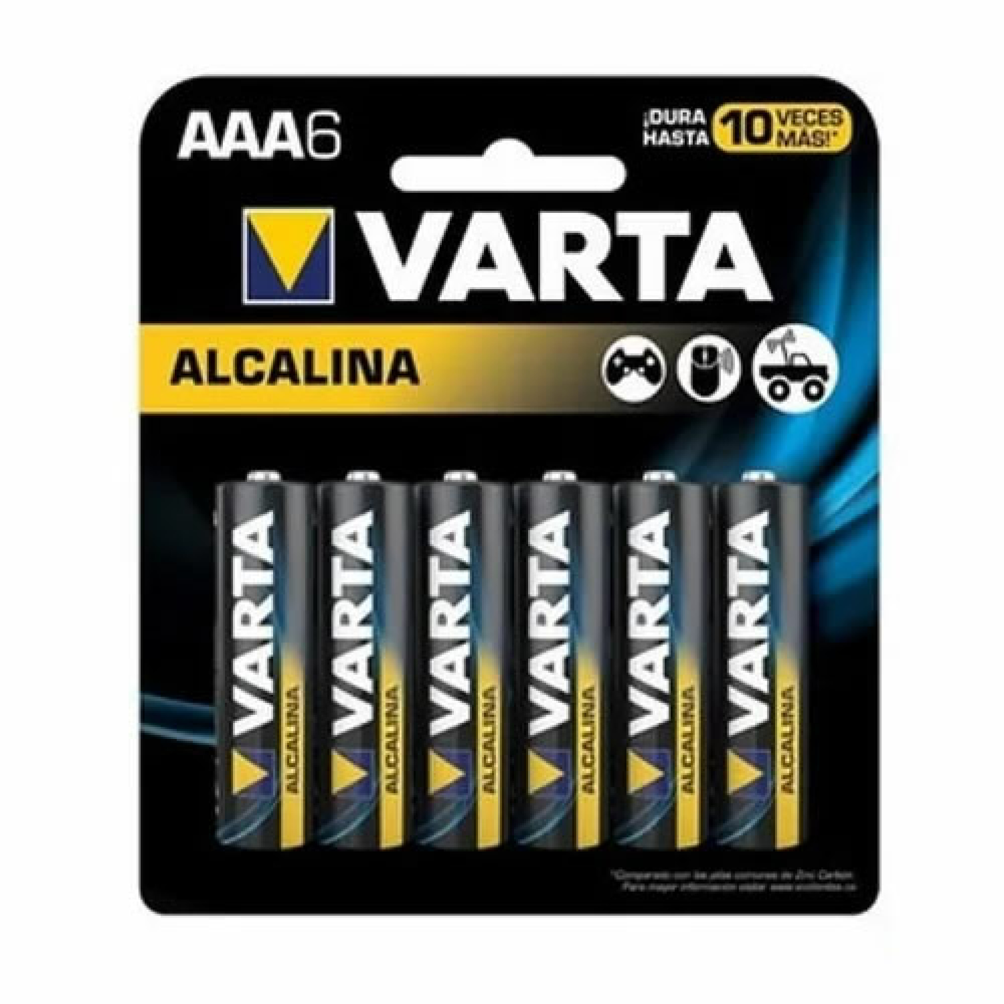 pilas-alcalinas-aaa-varta-precio-por-unidad-pilas-alcalinas-aaa-varta-precio-por-unidad Pack x 6 pilas alcalinas 1.5 volt AAA VARTA - Imagen 1