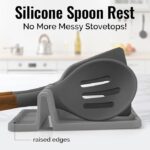 Soporte apoya utensilios de cocina en silicona - Imagen 3