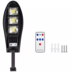 Foco LED de calle recargable solar + control remoto