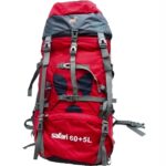 Mochila de camping 65 litros con cobertor para lluvia SAFARI