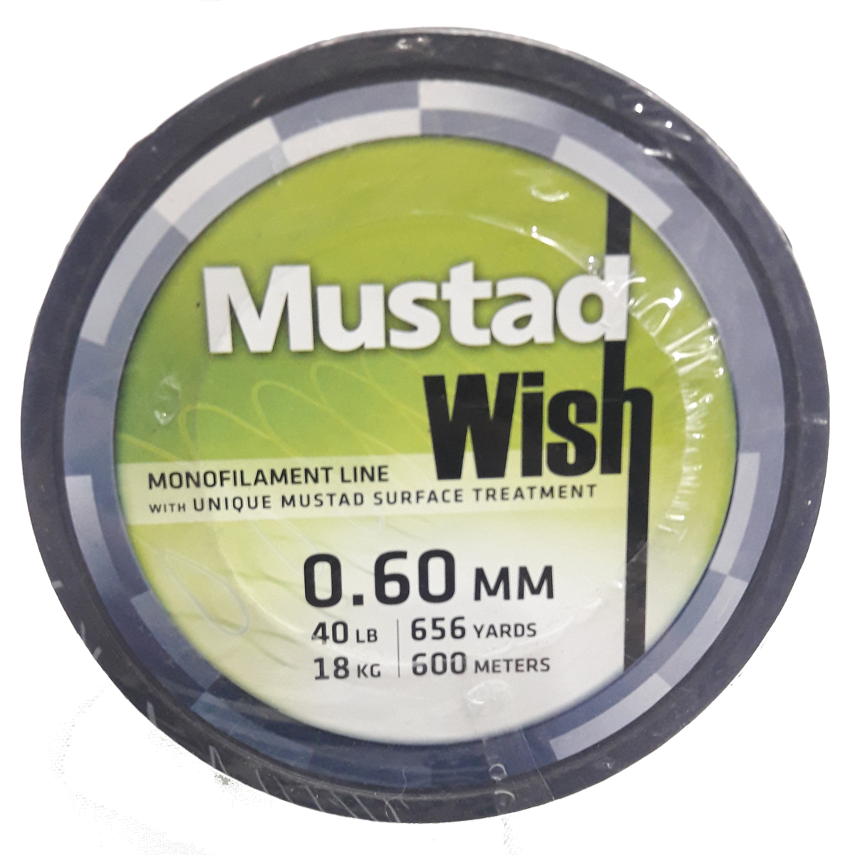 mustad wish 060 Tanza de pesca monofilamento 0.60 mm x 600 metros MUSTAD WISH - Imagen 1