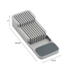 Soporte organizador de cuchillos para cajón GRIS - Imagen 3