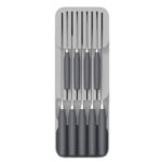 Soporte organizador de cuchillos para cajón GRIS
