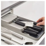 Soporte organizador de cuchillos para cajón GRIS - Imagen 2