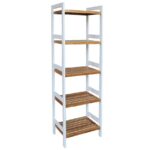 Estantería de madera 5 estantes bamboo