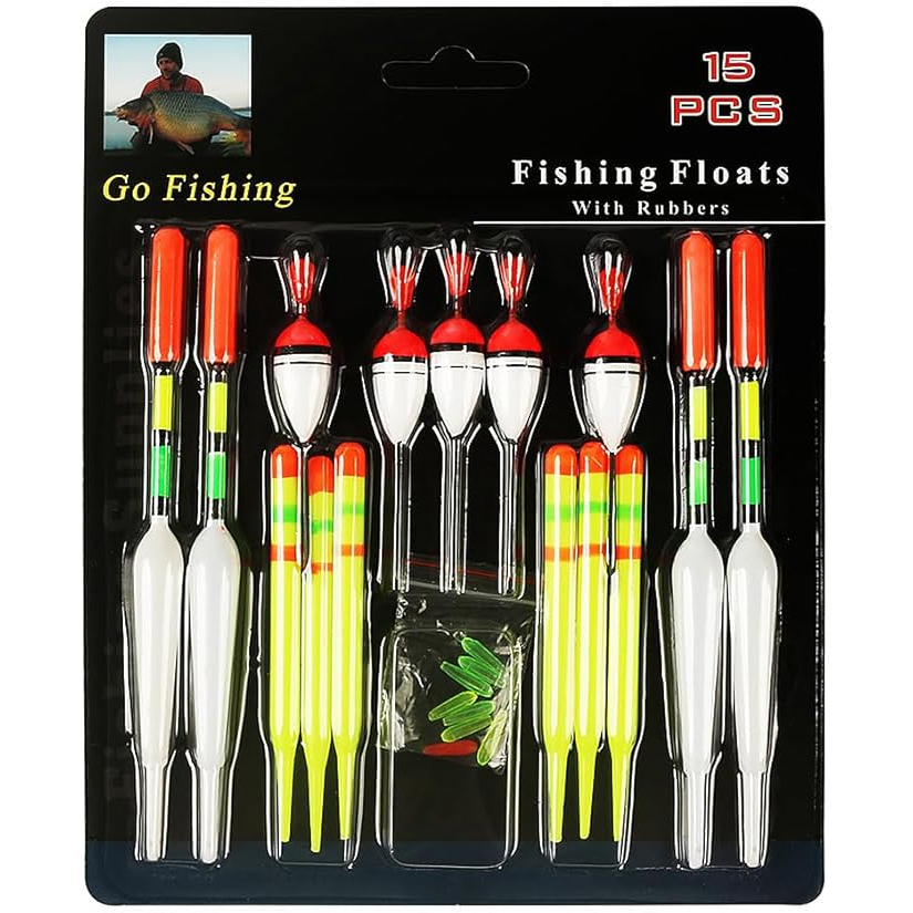 boyas Pack x 15 boyas para pesca ideal currica - Imagen 1