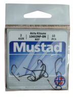 Pack de anzuelos Akita Kitsune 10603NP-BN (varios tamaños) MUSTAD - Imagen 3