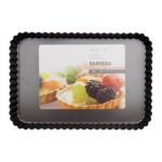 Tartera RECTANGULAR fondo desmontable antiadherente 30x25 cm - Imagen 2