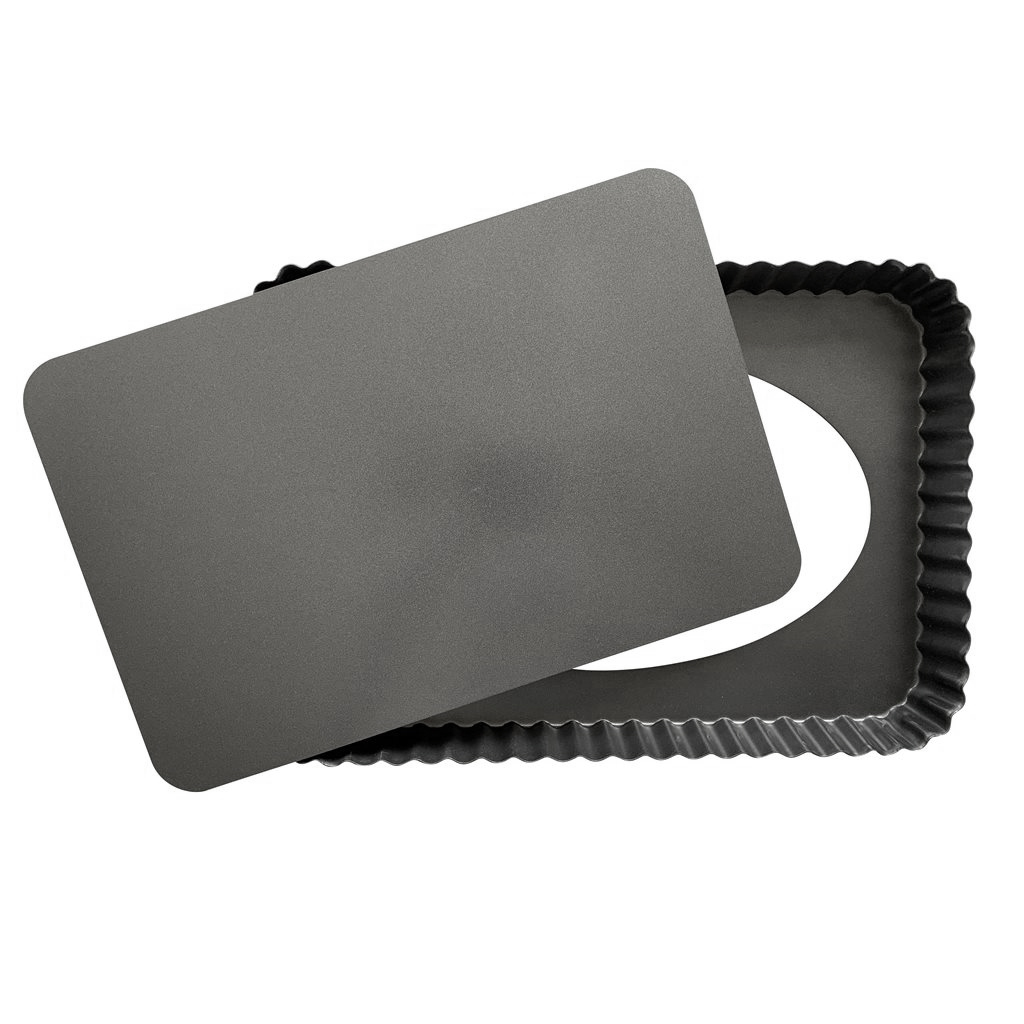 293080 Tartera RECTANGULAR fondo desmontable antiadherente 30x25 cm - Imagen 1