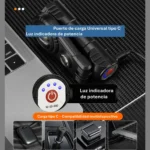 Linterna LED minero 180° con lupa recargable USB - Imagen 2