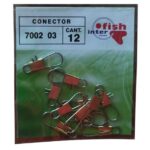 Pack x 12 mosquetones para pesca 7002-03