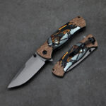 Navaja plegable diseño 3D Templarios BROWNING - Imagen 3