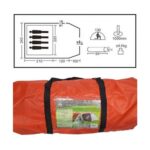 Carpa iglú 4/5 personas con avance cerrado - Imagen 3