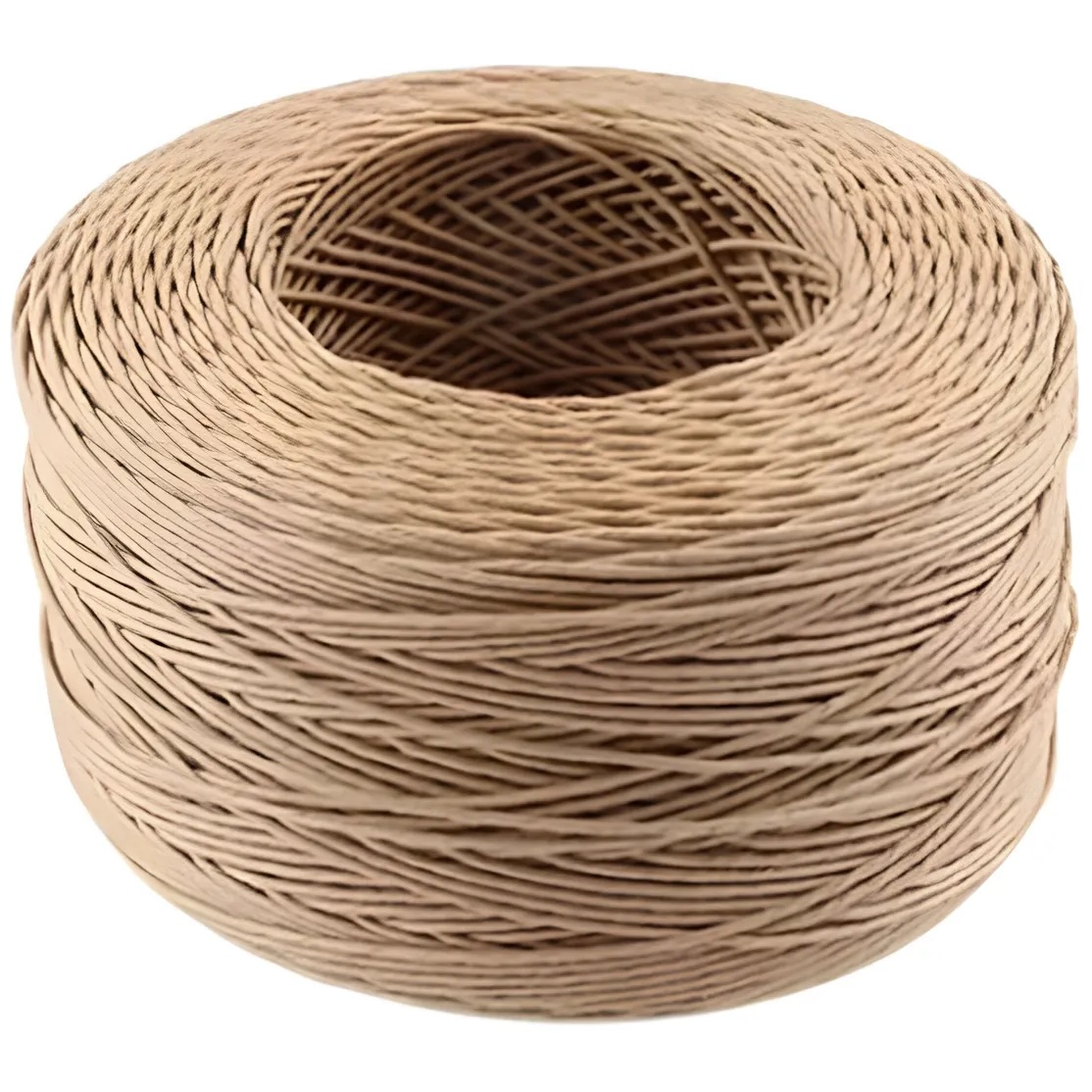 Hilo de papel trenzado Bobina 1/2 Kg hilo de papel kraft trenzado - Imagen 1