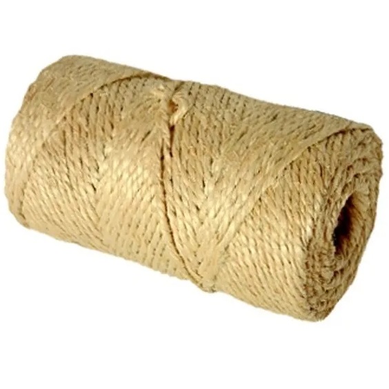Hilo sisal Bobina de hilo sisal 1/2 kg - 100 metros - Imagen 1