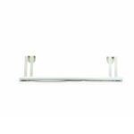 Soporte paño cocina acero 27.5x6.5x7cm blanco - Imagen 3