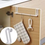 Soporte paño cocina acero 27.5x6.5x7cm blanco
