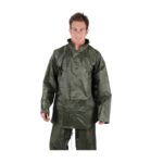 Equipo De Lluvia Nylon / Pvc Impermeable VERDE
