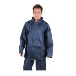 Equipo De Lluvia Nylon / Pvc Impermeable AZUL