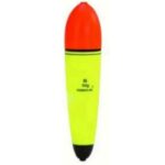 Boya de pesca zanahoria 50 gramos amarilla/roja