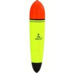 Boya de pesca zanahoria 80 gramos amarilla/roja