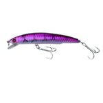 Señuelo de pesca de superficie 12 cm 2 robadores color violeta