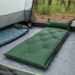 Colchoneta auto inflable con almohada para camping - Imagen 2
