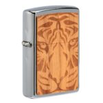 Encendedor Woodchuck Cherry Tiger Head 49707 ZIPPO