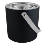 Hielera en acero inoxidable doble pared con asa - NEGRA - Imagen 2