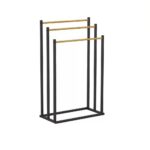 Perchero despojador de bamboo para ropa NEGRO