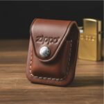Estuche de cuero marrón ZIPPO - Imagen 2