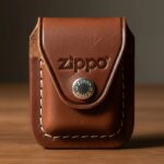 Estuche de cuero marrón ZIPPO - Imagen 5