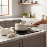 Juego x 5 piezas de ollas batería de cocina Beige SELECTA - Imagen 2