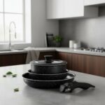 Juego x 5 piezas de ollas batería de cocina Negro SELECTA - Imagen 6