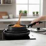 Juego x 5 piezas de ollas batería de cocina Negro SELECTA - Imagen 2