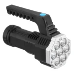 Linterna LED de mano 7 LEDs + farol recargable USB - Imagen 2