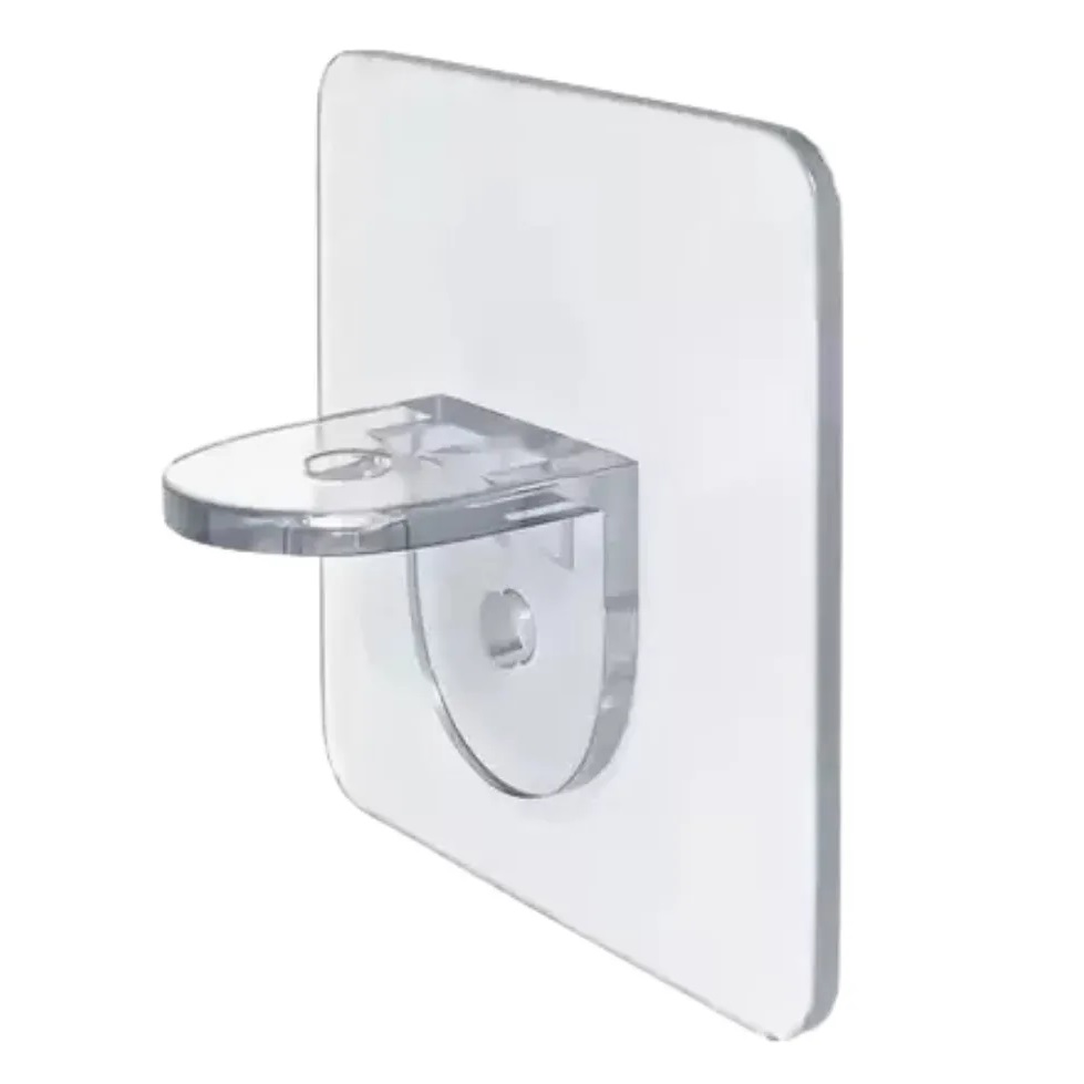 Kit x 20 soportes adhesivos transparentes Kit x 20 soportes adhesivos transparentes - Imagen 1