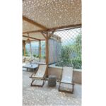 Red Malla Sombra 4x3 Decoración Camuflaje beige/ blanco Toldo Uv - Imagen 3