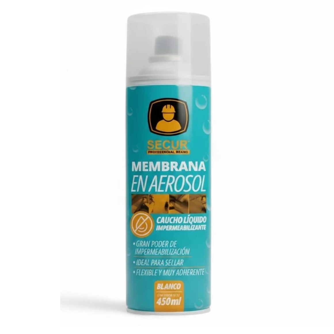 Membrana de caucho líquido SECUR 9 Membrana De Caucho Líquido Impermeabilizante En Aerosol - Imagen 1
