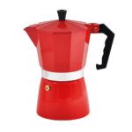 Cafetera italiana 6 tazas 300 ml aluminio roja VARENNA