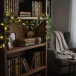 Guirnalda de luces con hojas solar decorativa - Imagen 4