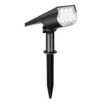 Pincho solar direccionable con sensor para jardín
