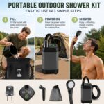 Ducha ELÉCTRICA portátil 20 litros para camping - Imagen 4