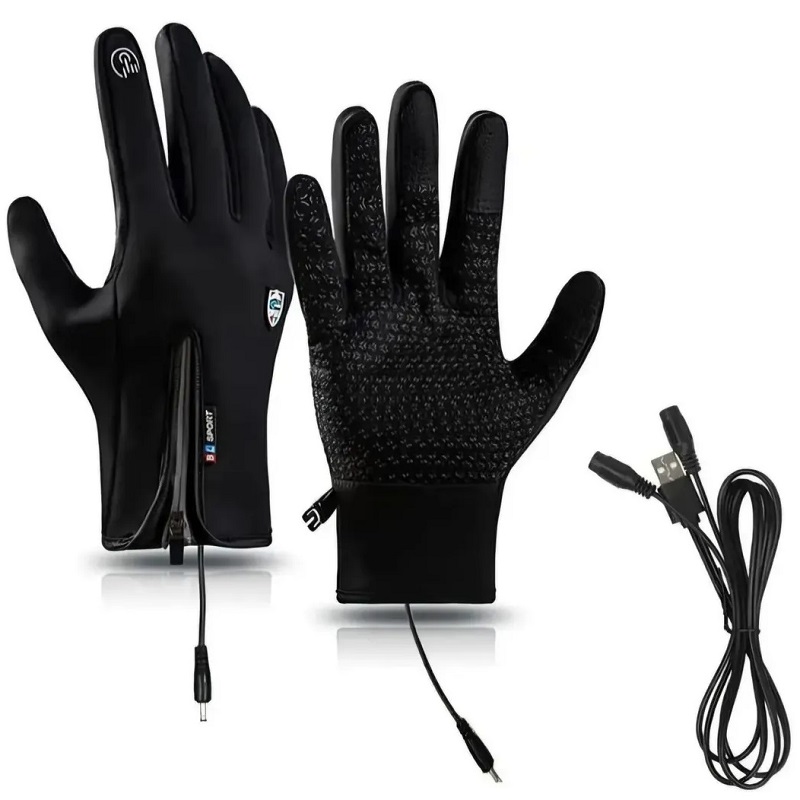 Guantes USB Guantes de neopreno térmicos recargables a USB - Imagen 1
