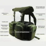 Mochila / bolso de pesca con balde KATANA - Imagen 4