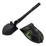Pala plegable + estuche camuflado