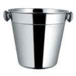 Balde de acero para hielo 12 cm diámetro